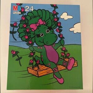 MB Puzzle 24-Piece Barney Baby Bop